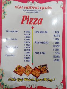 Đặc sản pizza Ý tại Hà Giang